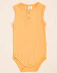 Sleeveless Onesie - Pastel Orange | Baby Clothing Essentials at The Elly Store Singapore