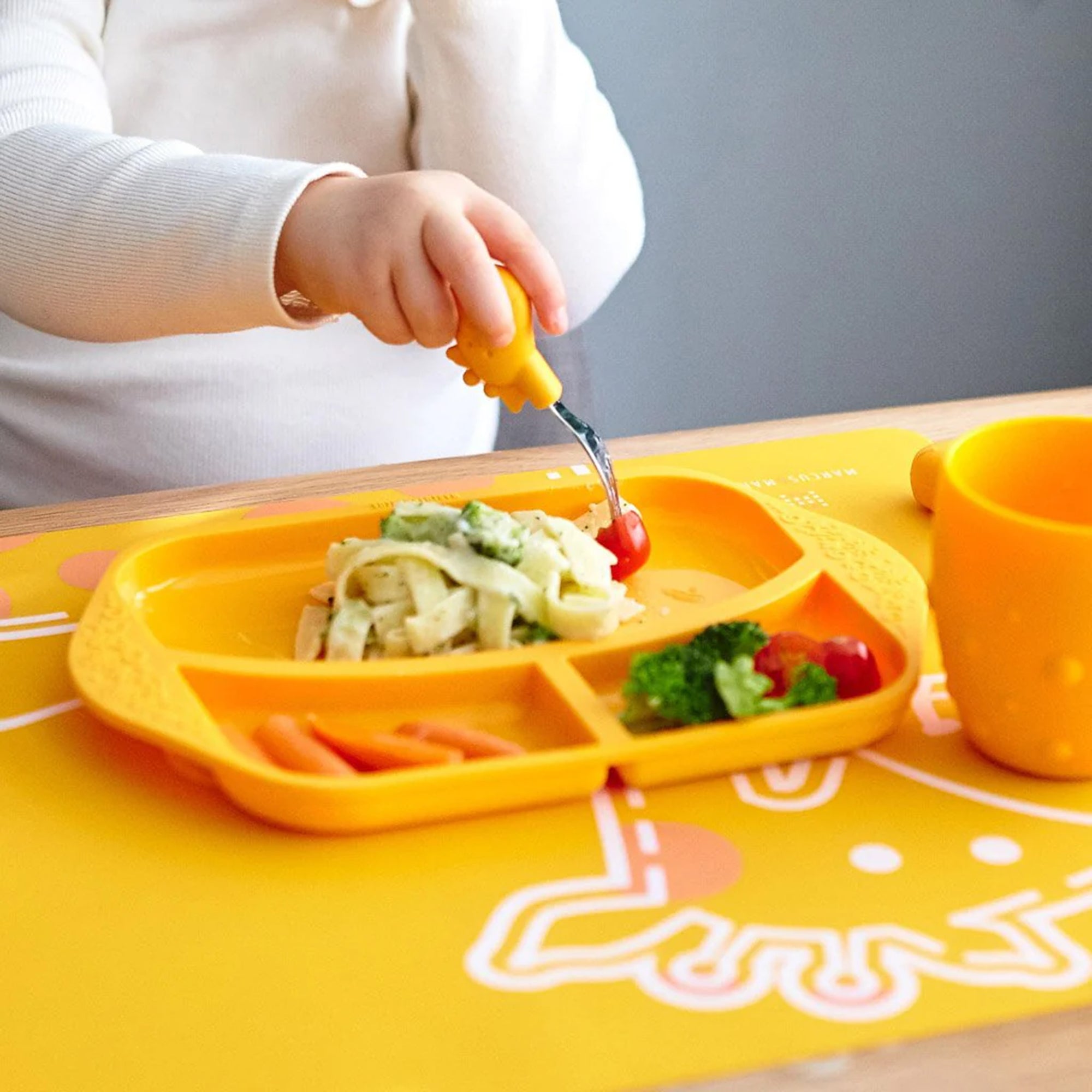 Palm Grasp Spoon &amp; Fork Set - Lola (with case)