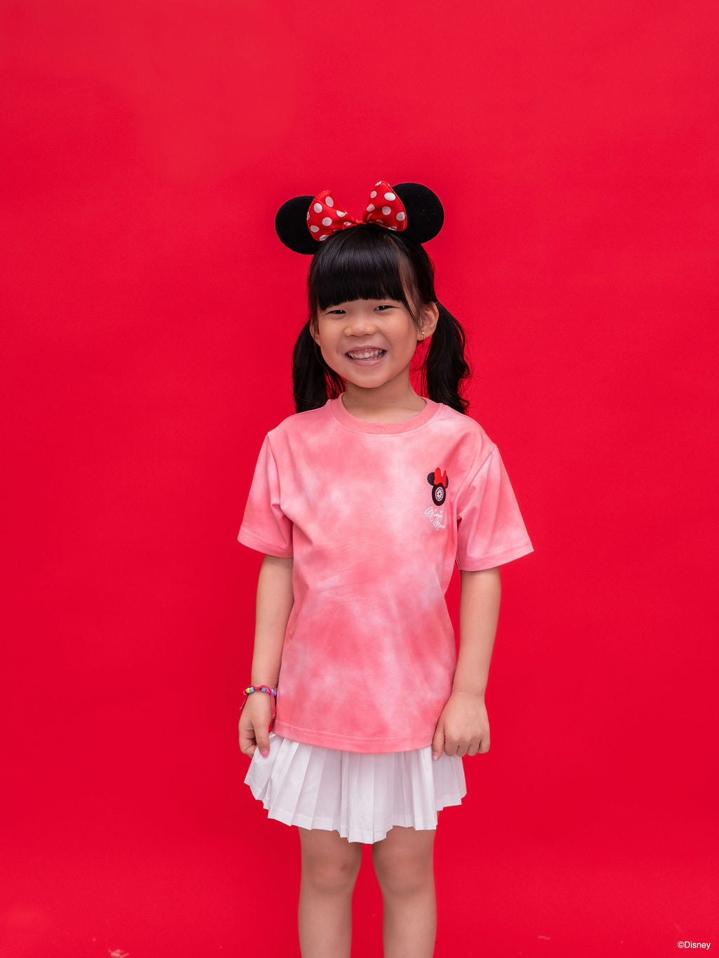 Pink Minnie Helmet Tee
