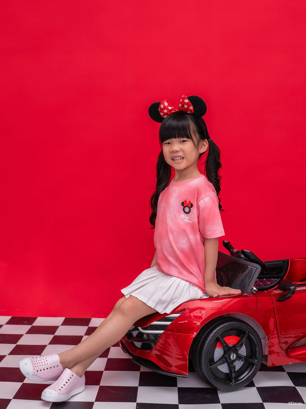 Pink Minnie Helmet Tee