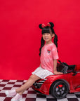 Pink Minnie Helmet Tee