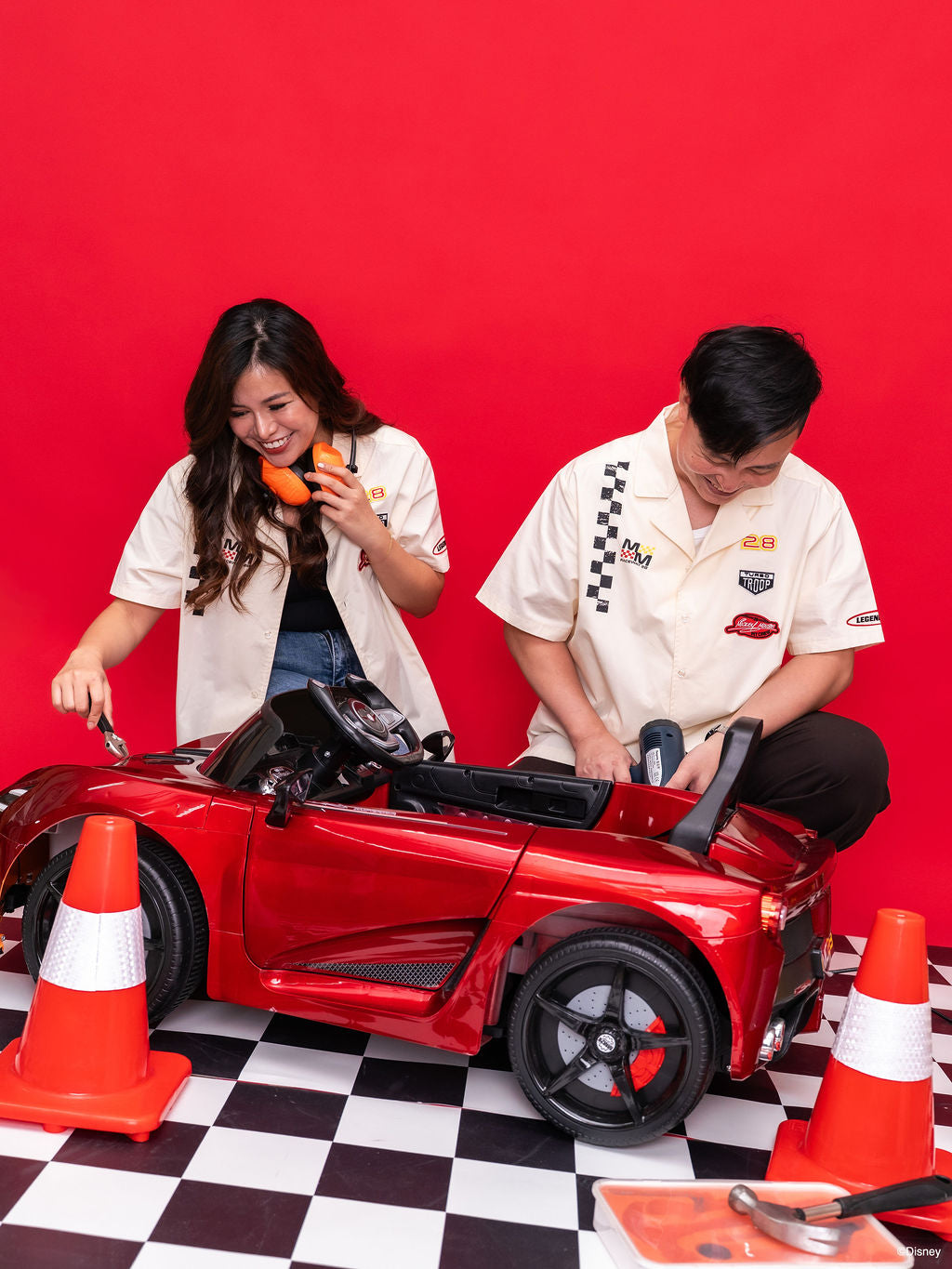 Adult Mechanic Shirt - Mickey Racing (Pre-order)