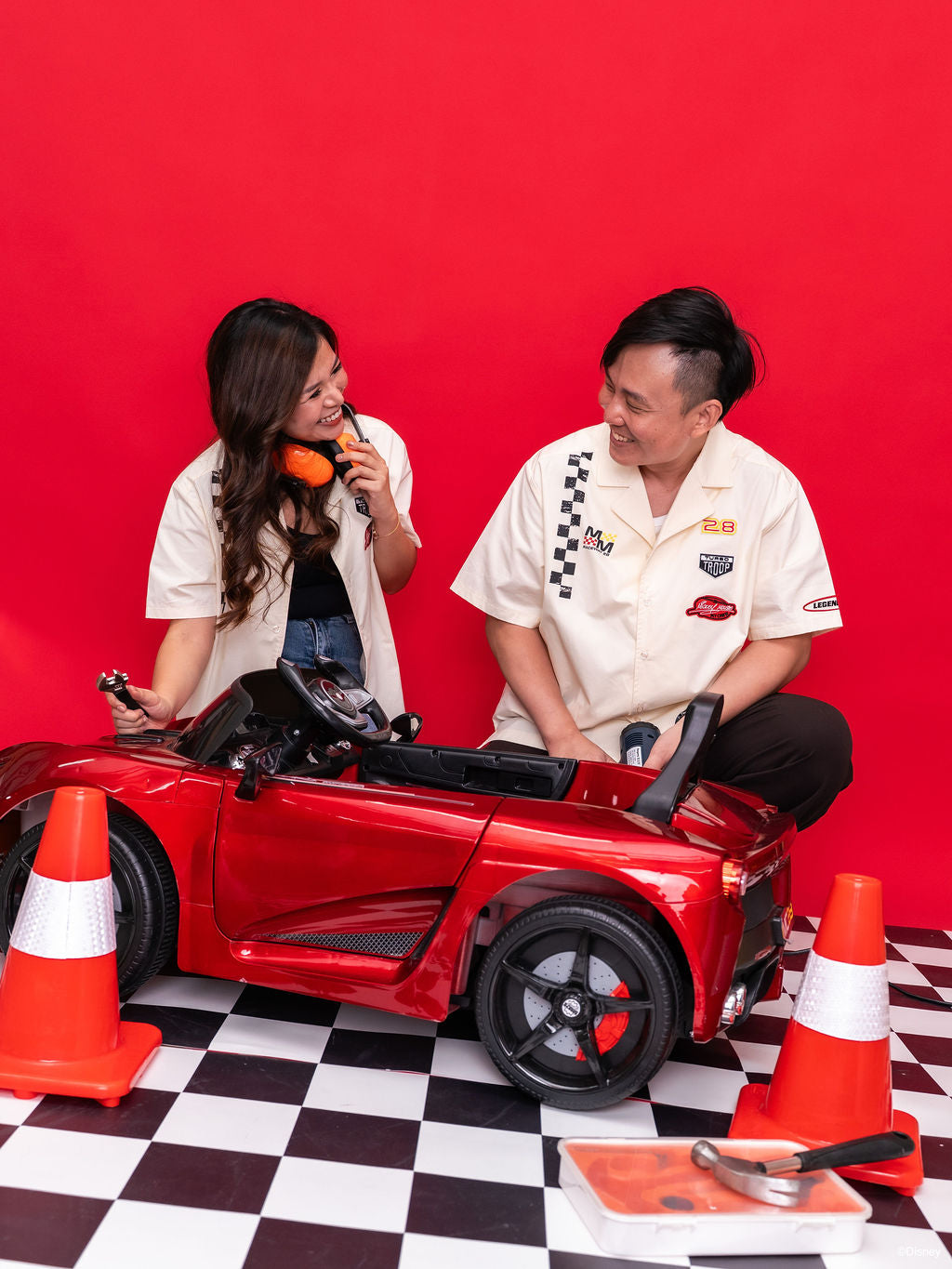 Adult Mechanic Shirt - Mickey Racing (Pre-order)