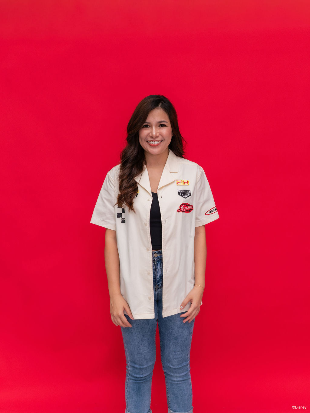 Adult Mechanic Shirt - Mickey Racing solo