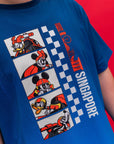 Close up of Adult Tee - Mickey Race Crew