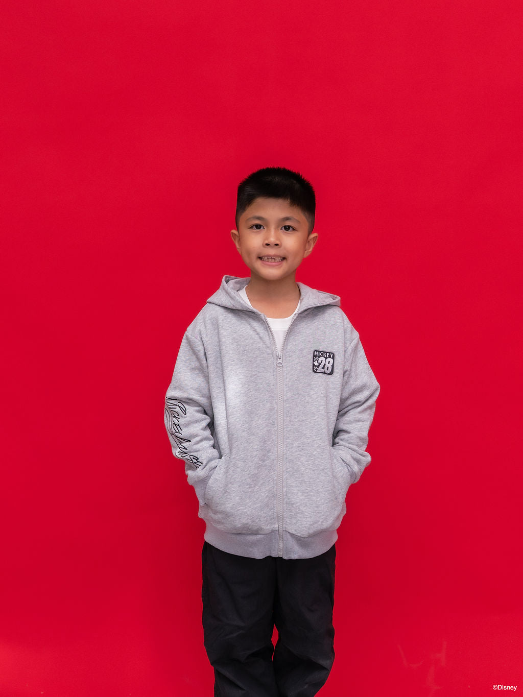 Carey Mickey Hoodie - Grey front