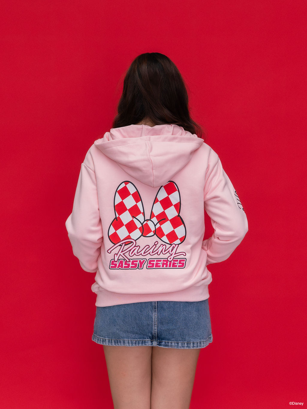Adult Carey Minnie Hoodie - Pink