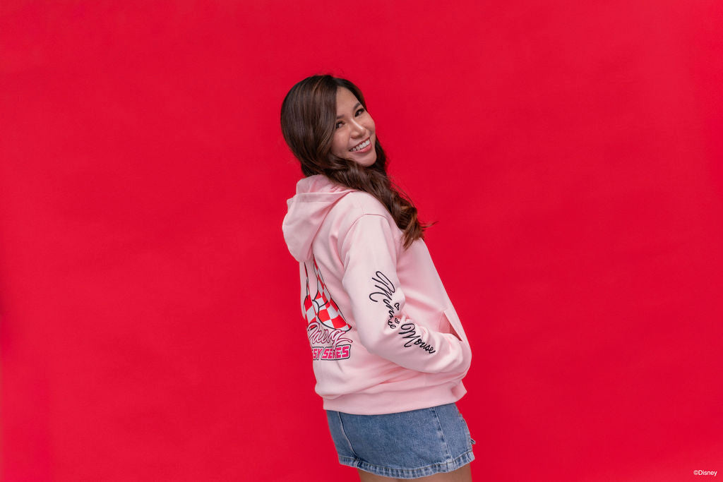 Adult Carey Minnie Hoodie - Pink (Pre-order)