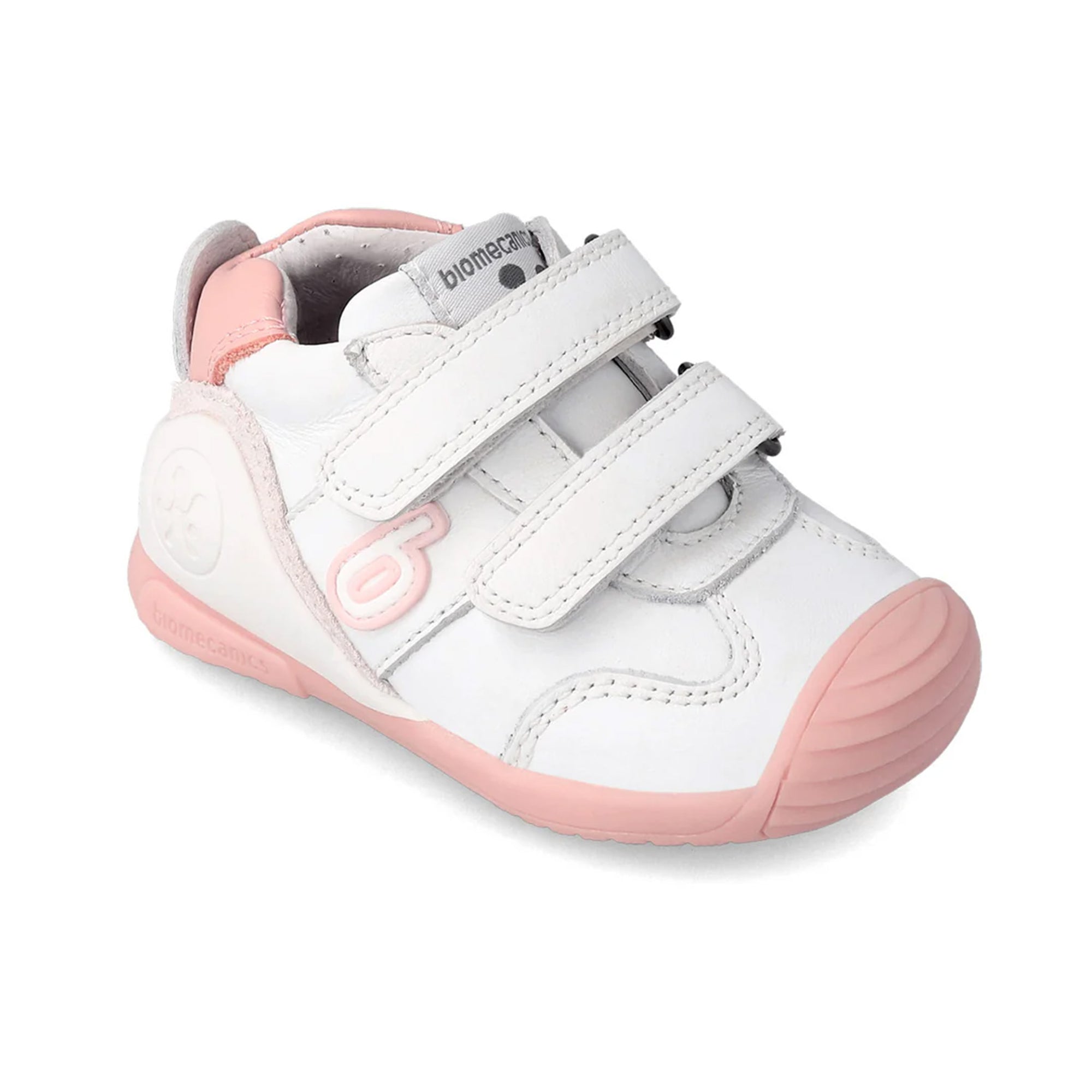 Biogateo Basico Sneakers - White / Rosa