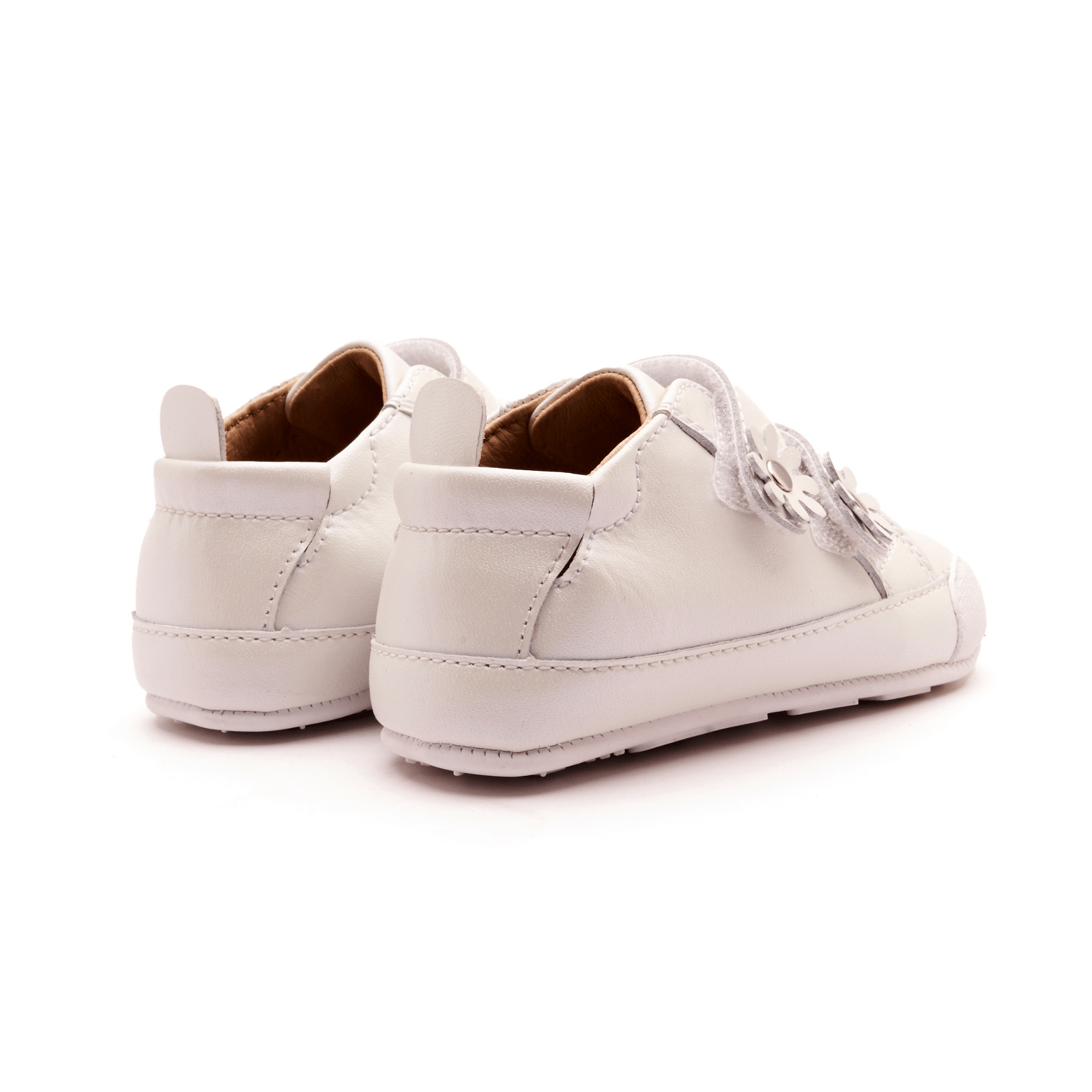 Old Soles - Flower Baby Shoes Nacardo Blanco | The Elly Store