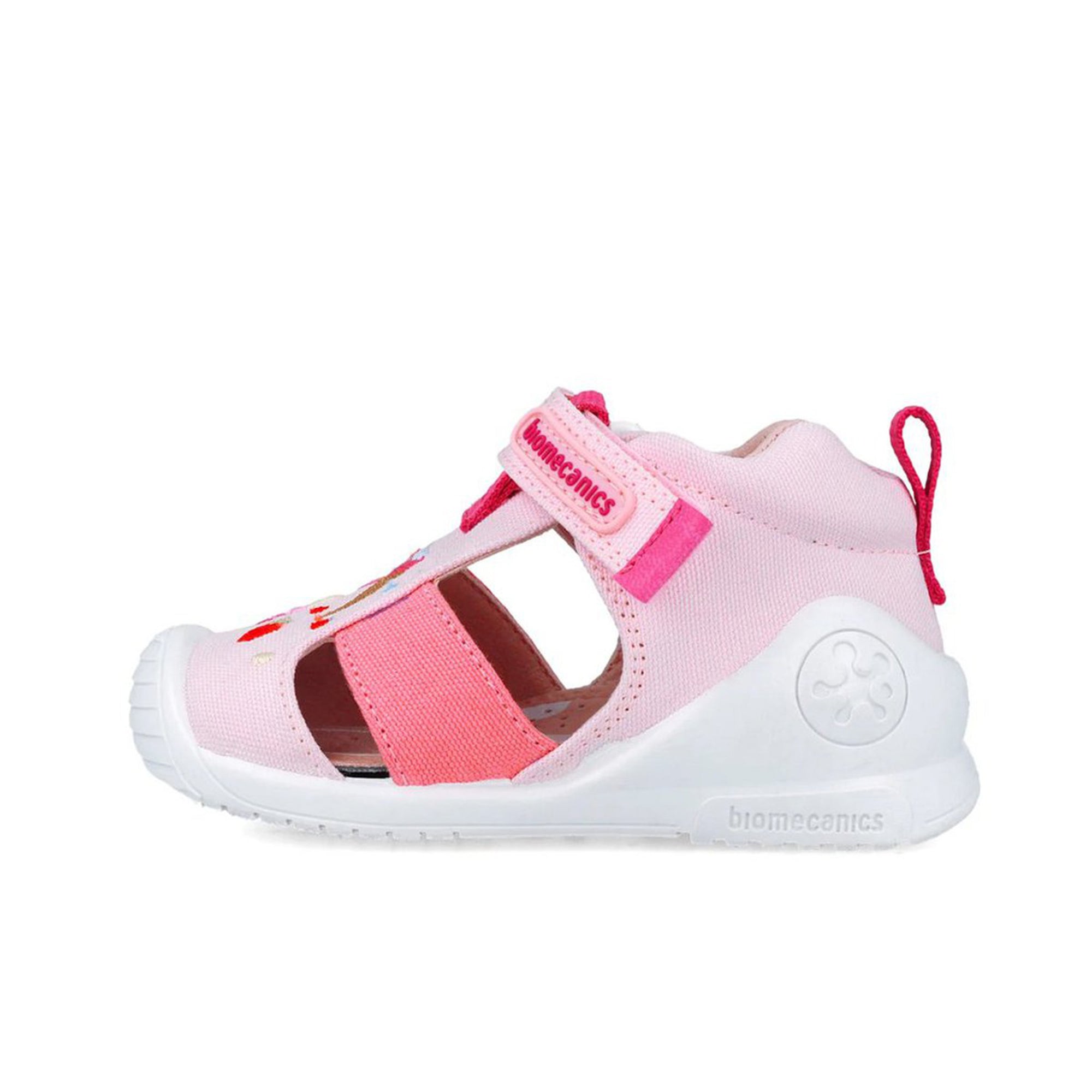Biogateo Pink Canvas Sandals - Ice Cream