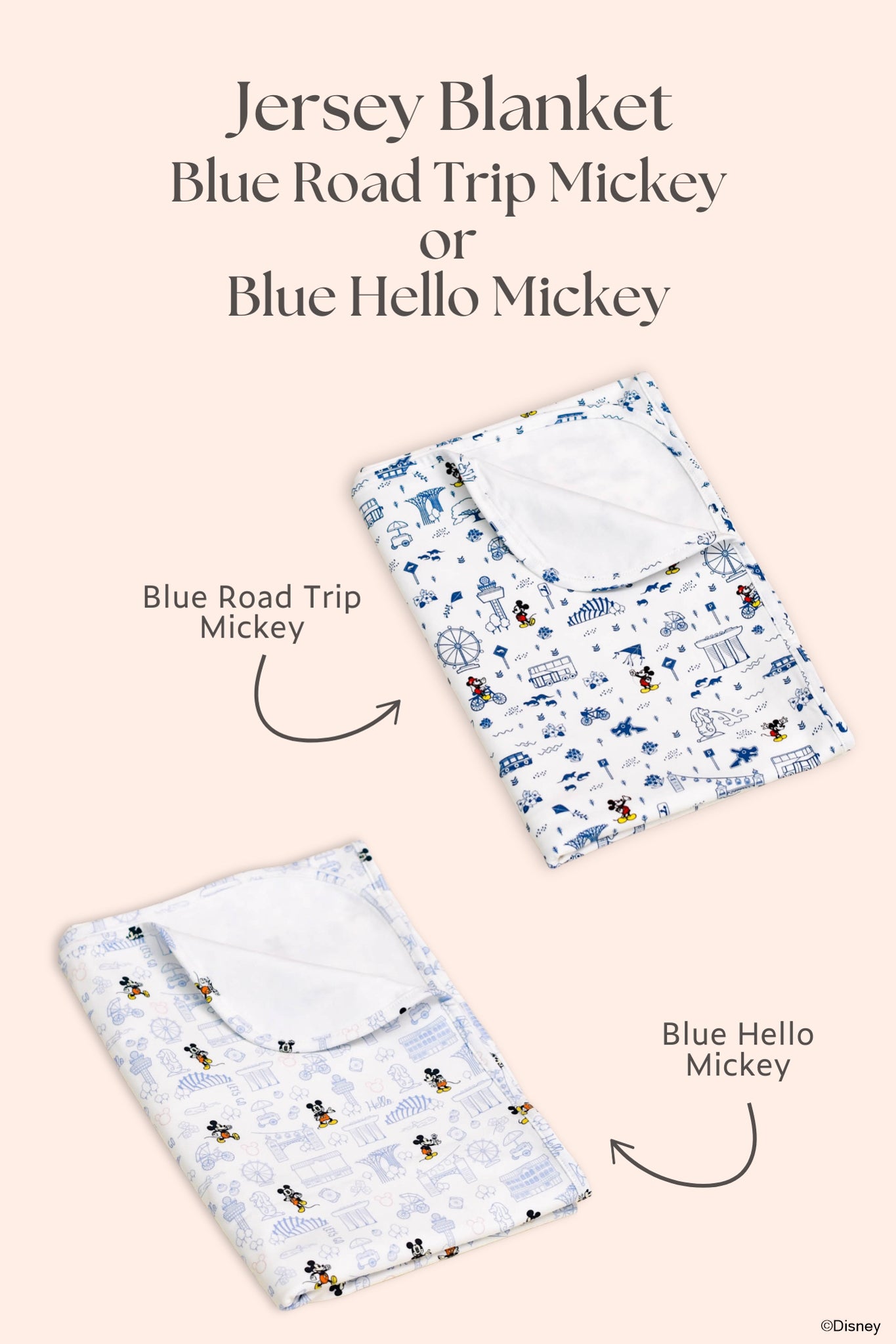 Mickey Jersey Blanket | Gift Set