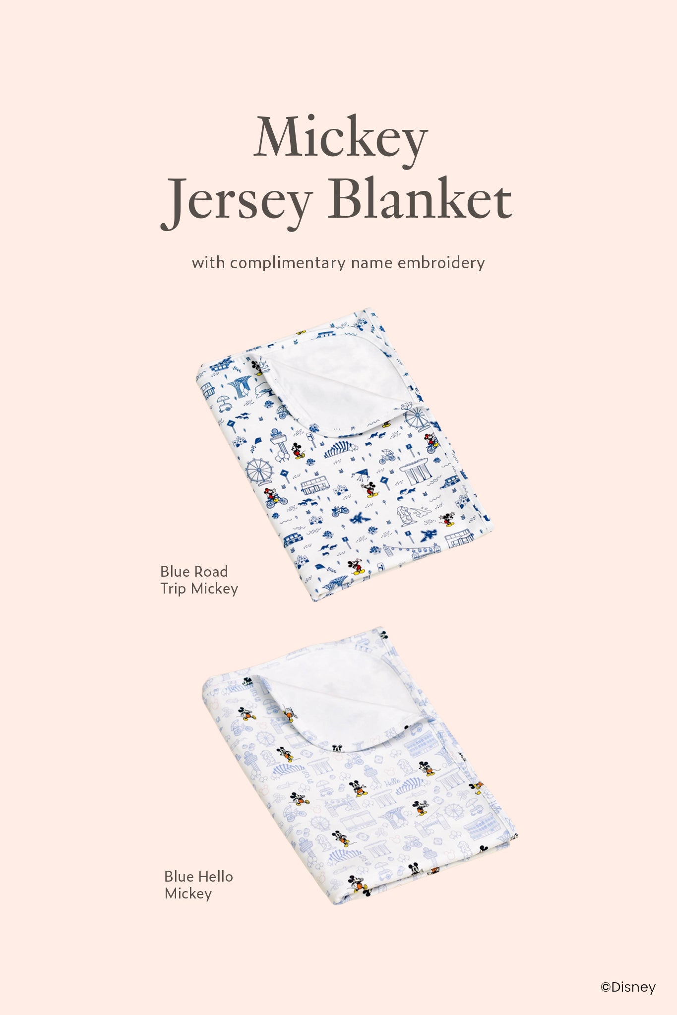 Mickey Jersey Blanket | Gift Set