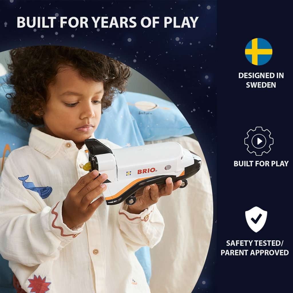 BRIO Space Station Set features