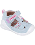 Biogateo Light Denim Canvas Sandals - Dachshund