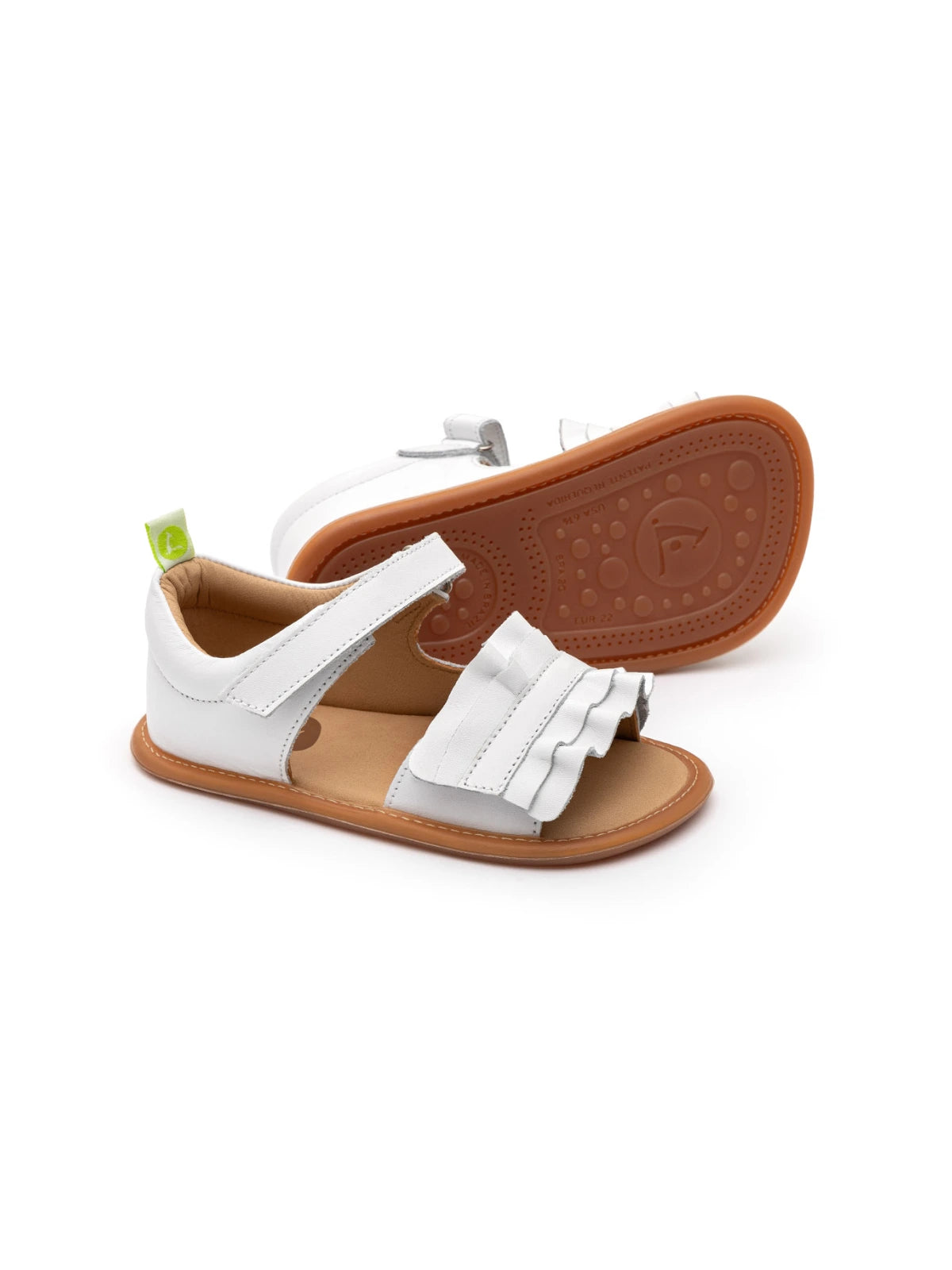 Ruffy Sandal - White (Baby)