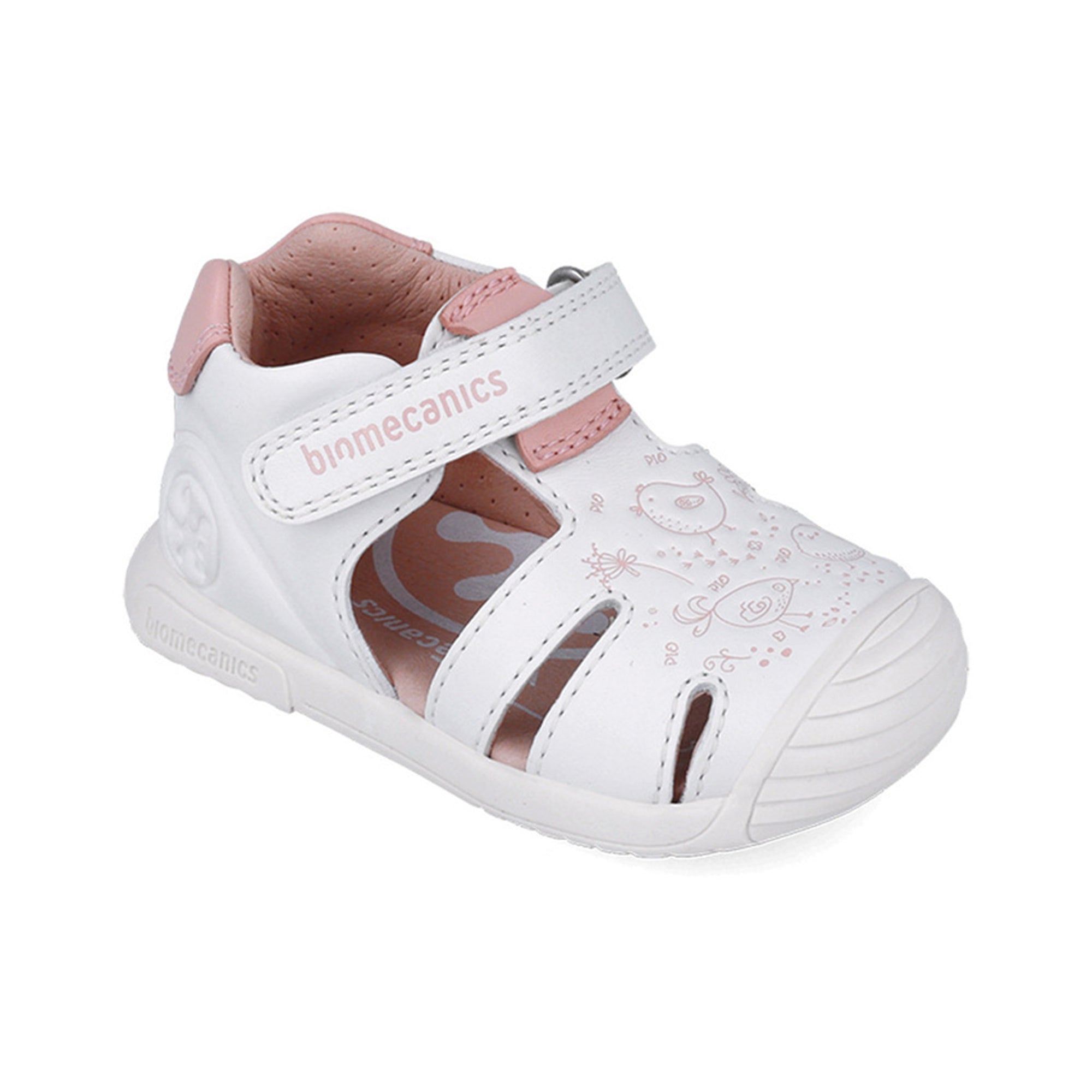 Biogateo White Sandals - Garden