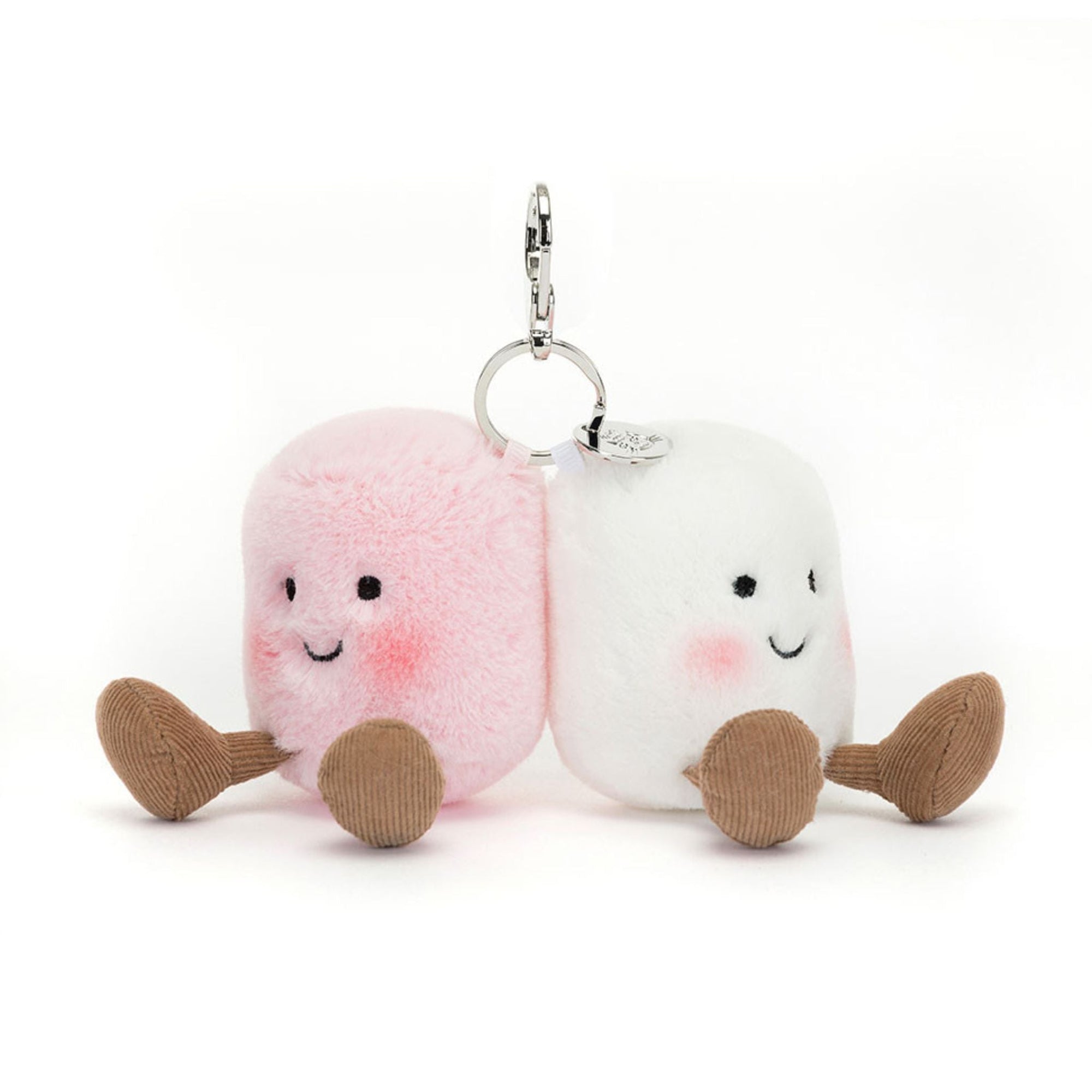 Jellycat Amuseable Pair of Marshmallows Bag Charm