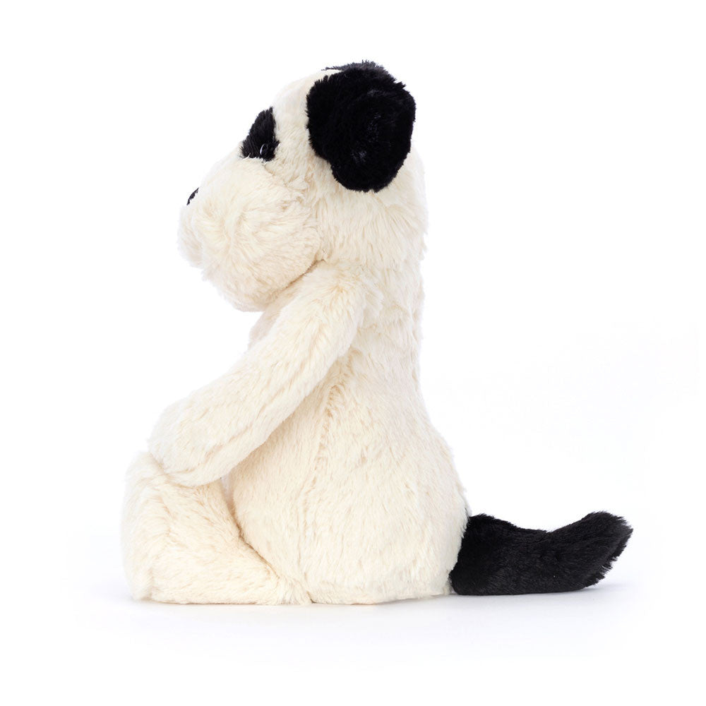 Bashful Black and Cream Puppy