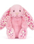 Jellycat Blushkin Blossom Luxe Bunny Front Pink