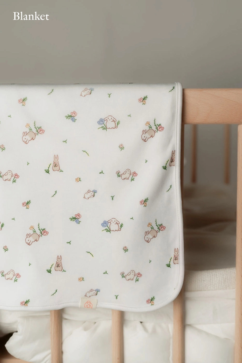 Baby Gift Set - White Floral Bunny