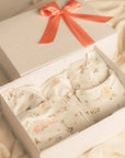 Baby Gift Set - White Floral Bunny