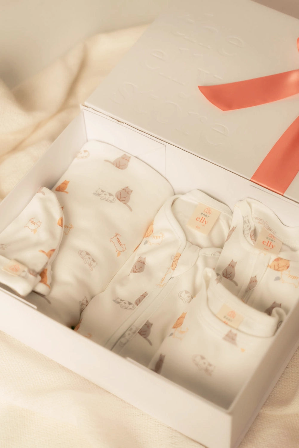 Baby Gift Set - Sleepy Cats
