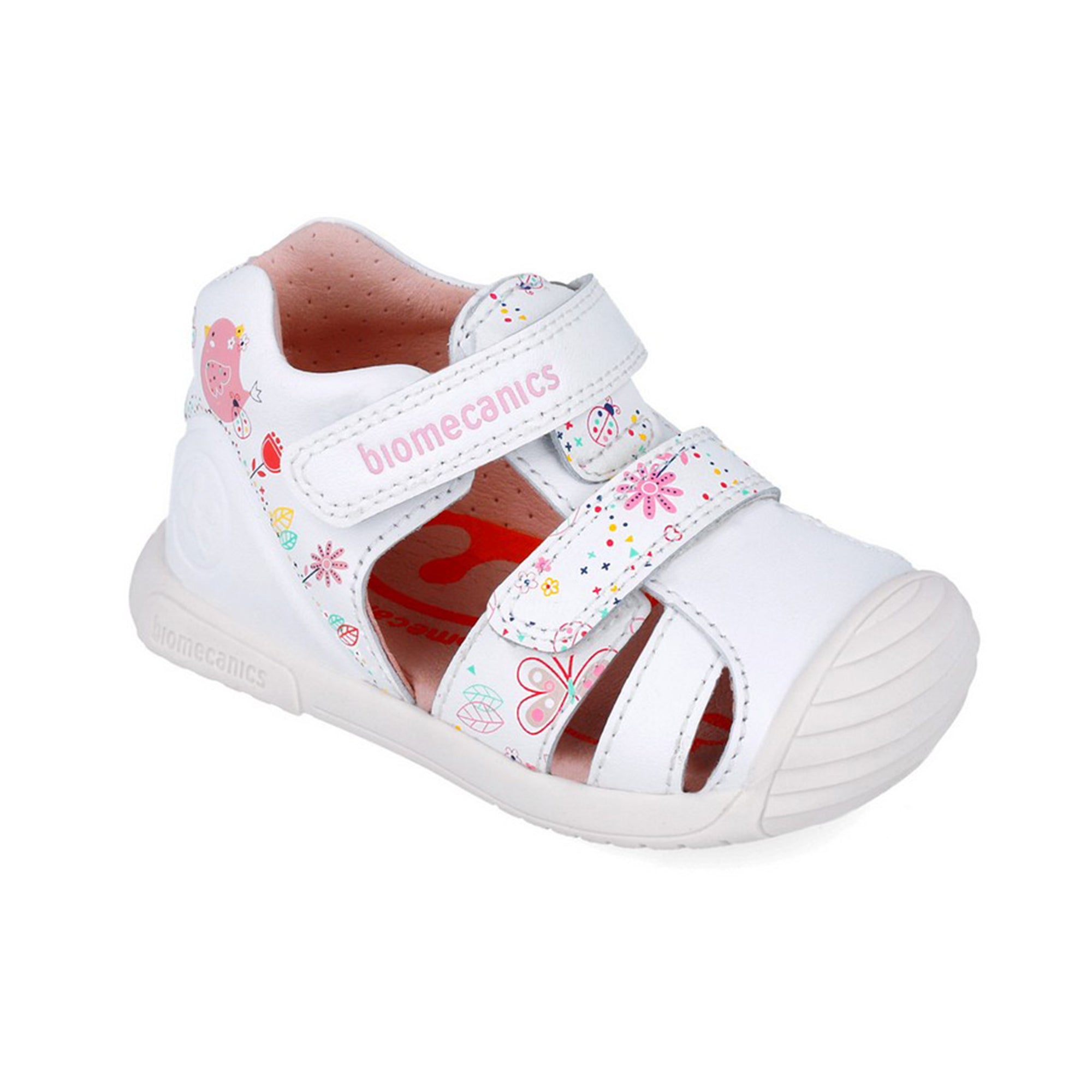 Biogateo White Caged Sandals - Garden
