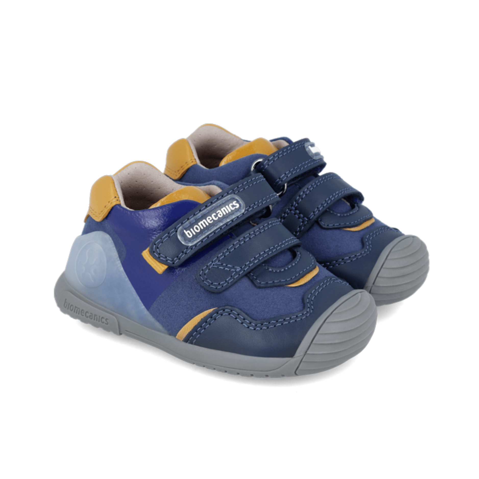 Biogateo Navy Yellow Sauvage Shoes