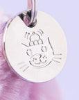 Jellycat Thistlepop Blossom Bunny Bag Charm Tag