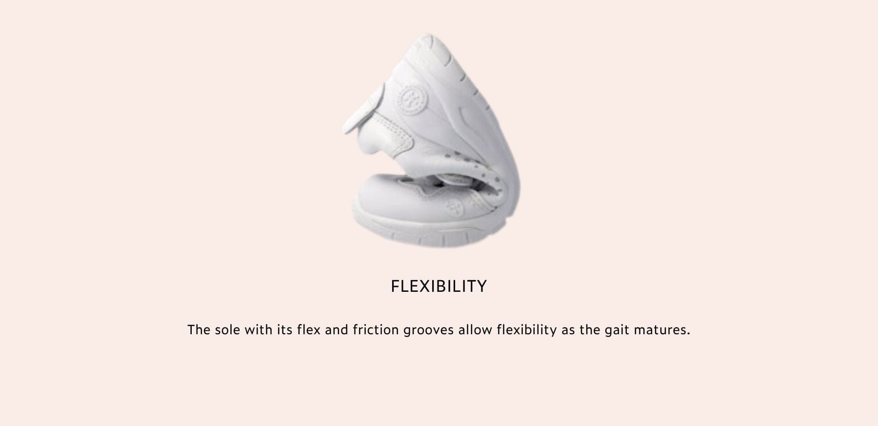 Bioevolution shoe flexibility feature