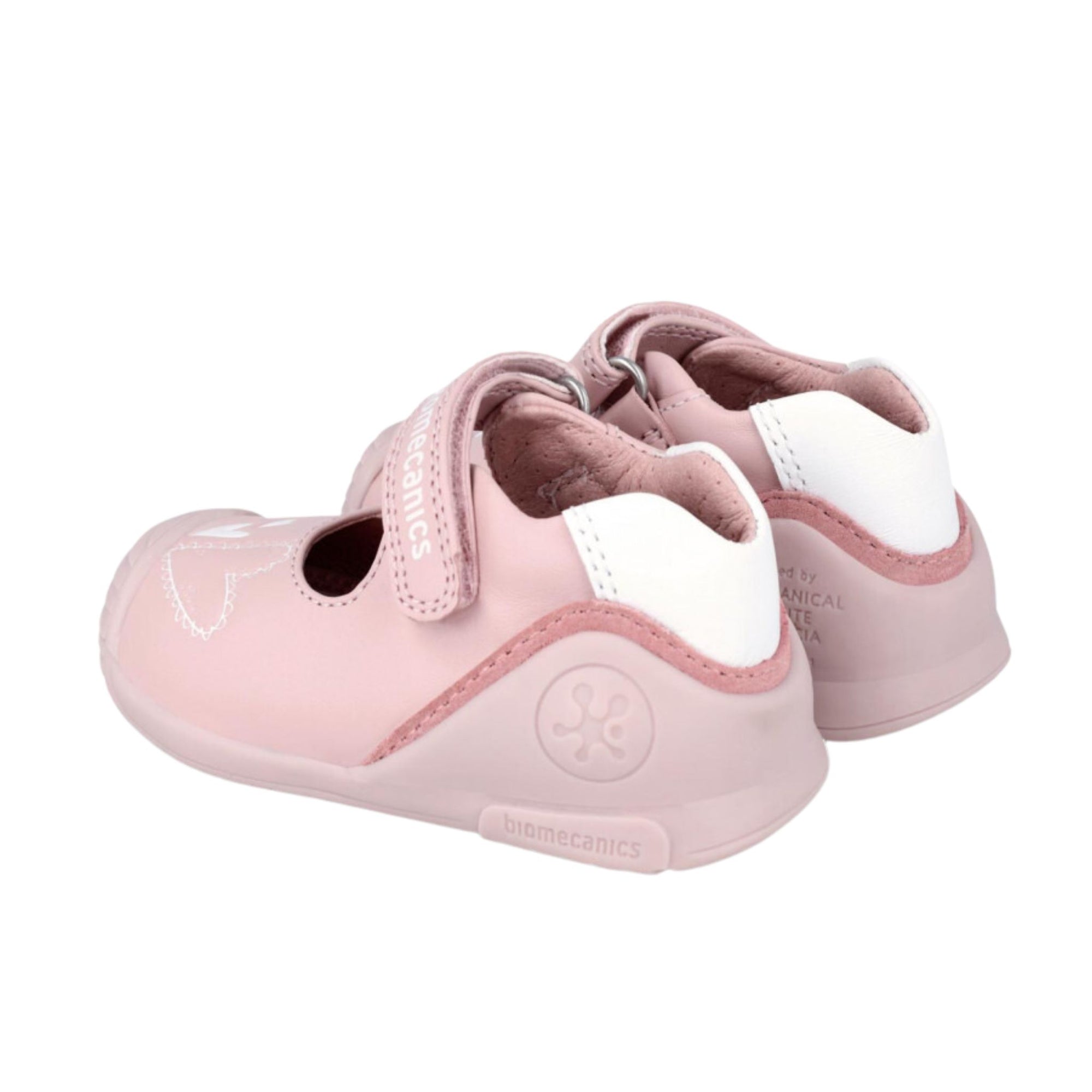 Biomecanics Biogateo Triple Heart Dusty Pink Mary Jane Shoes
