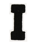 Iron-On Alphabet Patch - Black with White Border