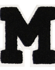 Iron-On Patch - Black with White Border (Letters)