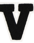 Iron-On Patch - Black with White Border (Letters)