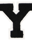 Iron-On Patch - Black with White Border (Letters)