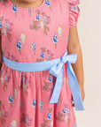 Blair Dress - Pink Floral Lanterns