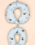 Snuggle Neck Pillow - Blue Doggies
