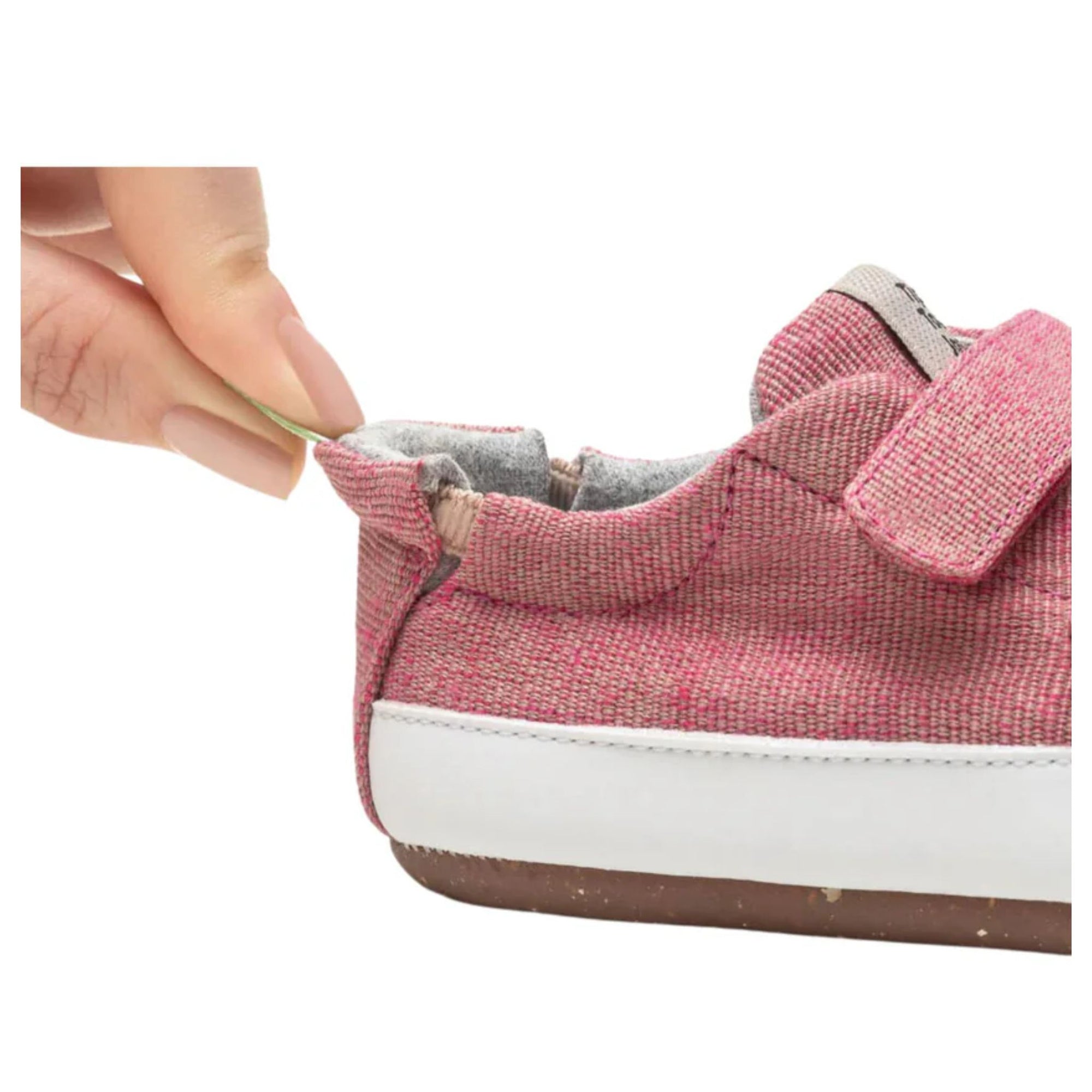 Tip Toey Joey Bossy Green Sneakers - Camelia Eco CanvasTip Toey Joey Bossy Green Sneakers - Camelia Eco Canvas