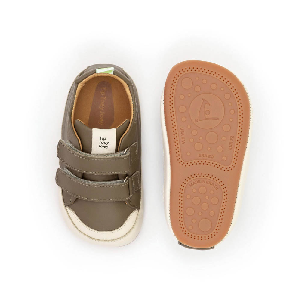 Tip Toey Joey Bossy Sneakers - Mineral Green / Tapioca