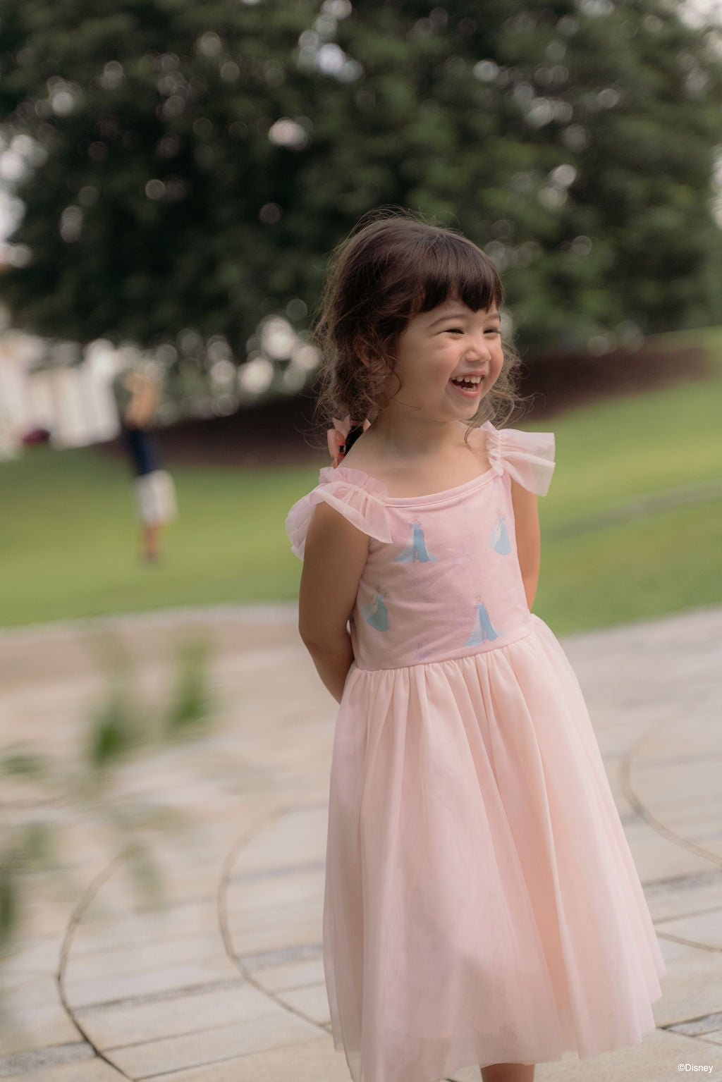 Colette Dress - Pink Floral Elsa