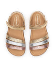 Tip Toey Joey Coil Sandals in Metal Gold / Sterling Silver / Rose Gold, product photo