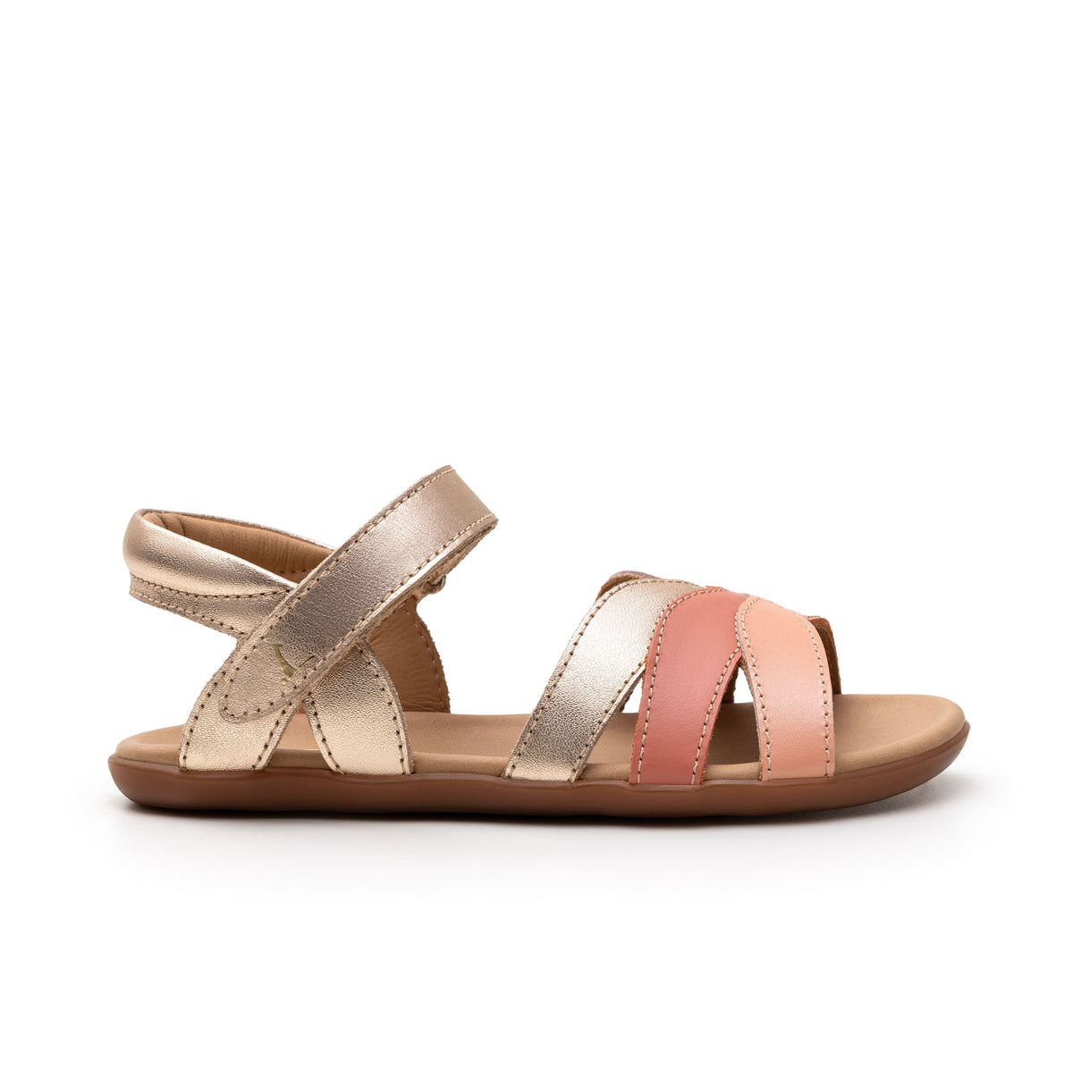 Tip Toey Joey Petal Sandals in Metallic Salmon / Flamingo / Rosa Seco, product photo