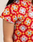 Cheongsam - Red Lucky Coins