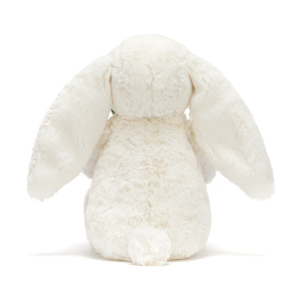Jellycat Cream Bunny with Plant back