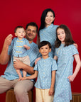 Tang Shirt - Blue Mickey Tiles
