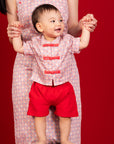 Tang Shirt - Pink Mickey Tiles