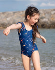 Flutter Swimsuit Blue Ocean
