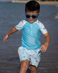 Short-Sleeve Rash Guard Turtles