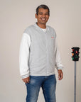 Adult Bomber Jacket - Grey Flash